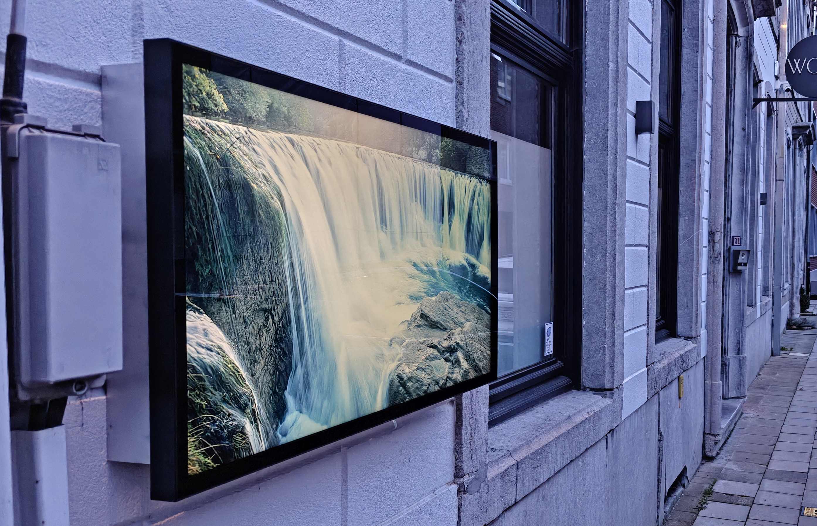 LCD digital signage scherm met dynamische content
