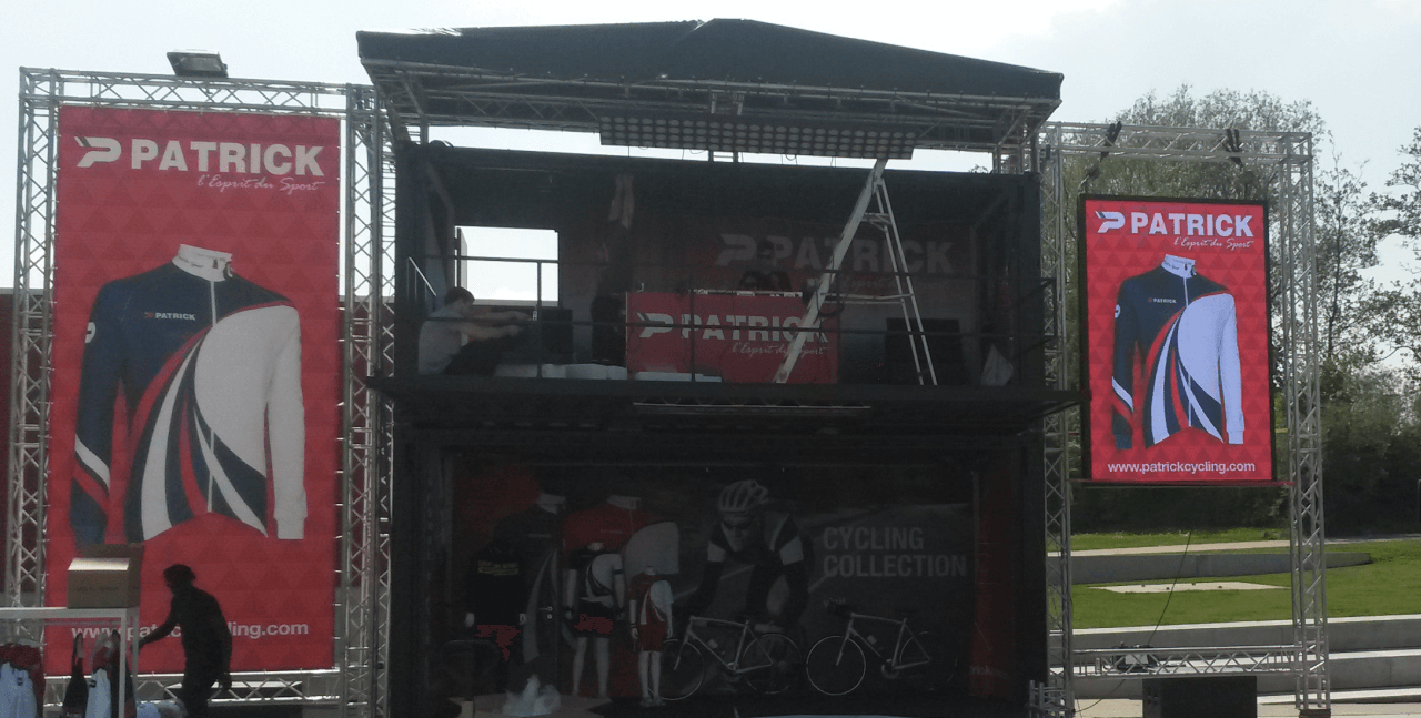 LED scherm op podium voor concert en evenement - Betoled